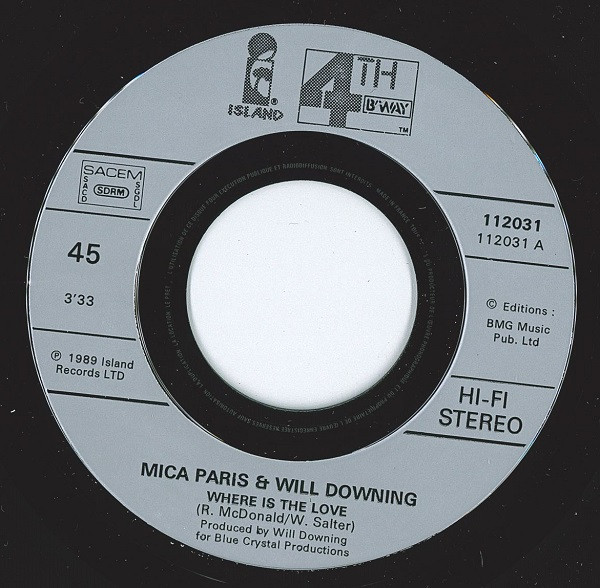 Mica Paris – Where Is The Love (1989) – Foto 2
