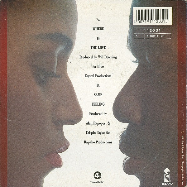 Mica Paris – Where Is The Love (1989) – Foto 3