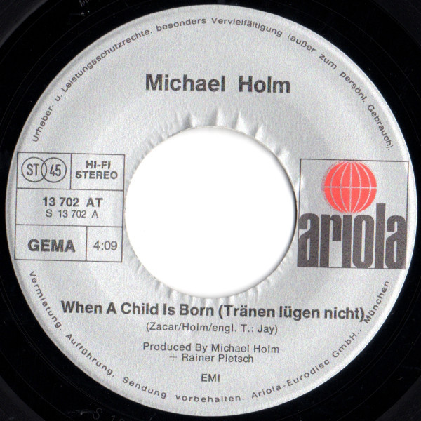 Michael Holm – When A Child Is Born (1974) – Foto 2