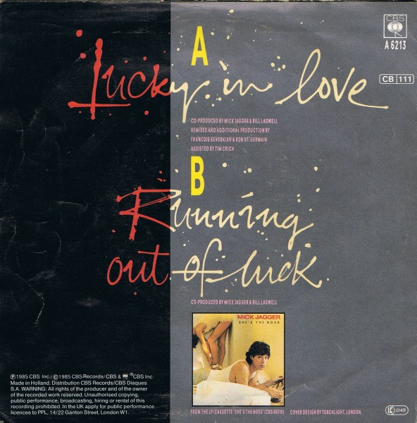 Mick Jagger – Lucky In Love (1985) – Foto 3