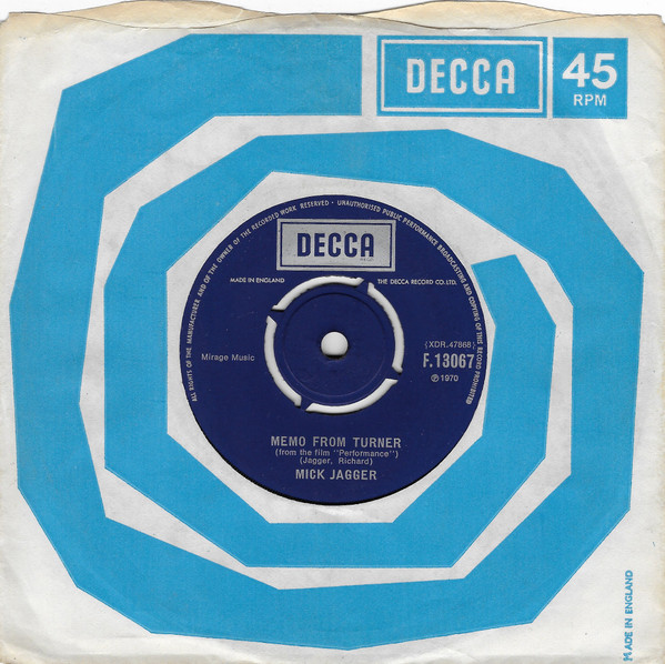 Mick Jagger – Memo From Turner / Natural Magic (1970) – Foto 1