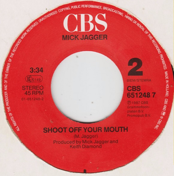 Mick Jagger – Say You Will (1987) – Foto 1