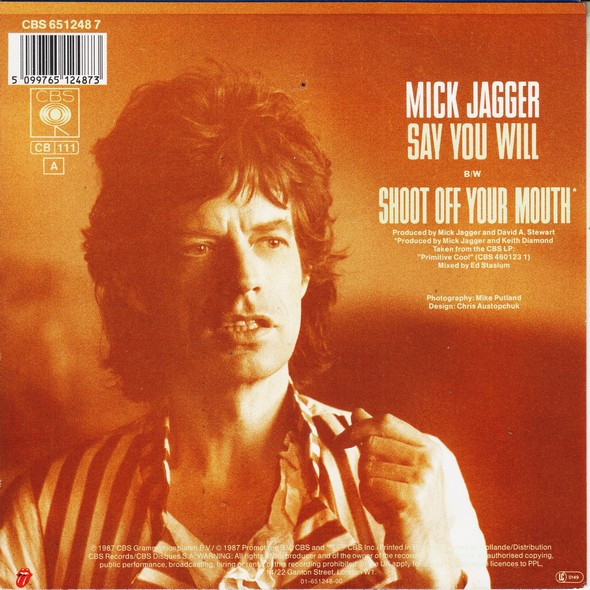 Mick Jagger – Say You Will (1987) – Foto 3
