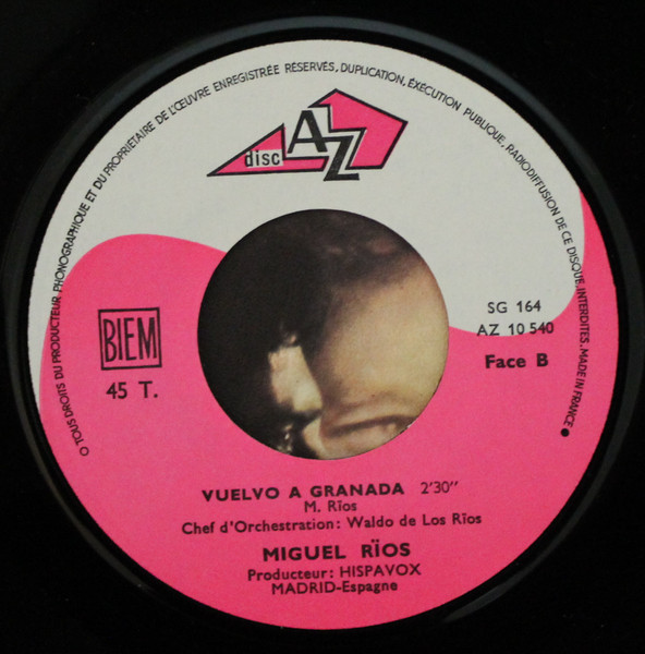 Miguel Ríos – A Song Of Joy (1970) – Foto 1