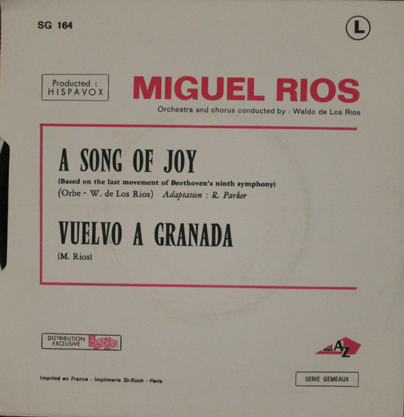Miguel Ríos – A Song Of Joy (1970) – Foto 3