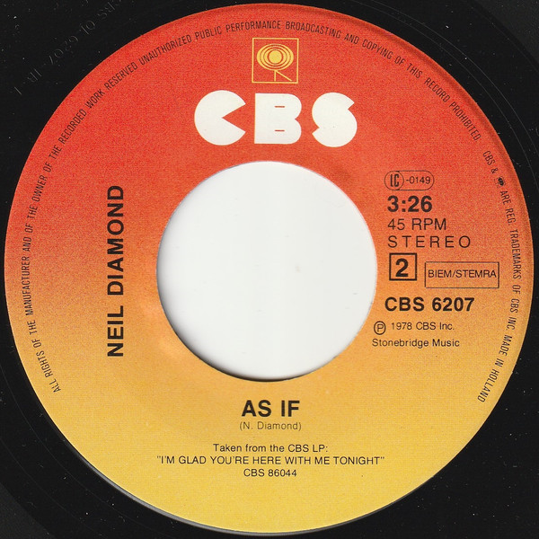 Neil Diamond – Let Me Take You In My Arms Again (1978) – Foto 1