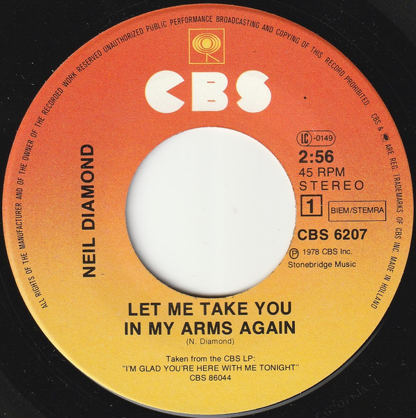 Neil Diamond – Let Me Take You In My Arms Again (1978) – Foto 2