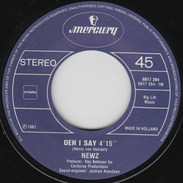 Newz (2) – Oeh I Say (1981) – Foto 2