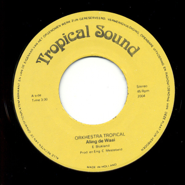 Orchestra Tropical – Aling De Waai / Hori Boeng – Foto 2