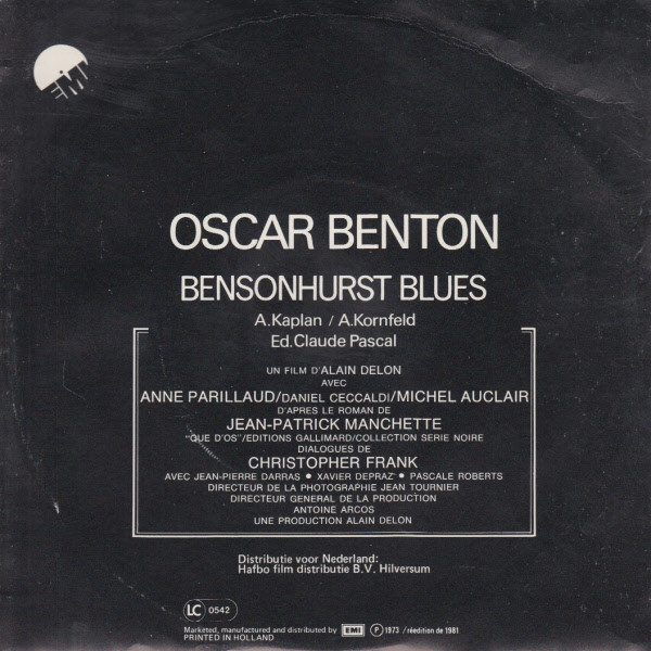 Oscar Benton – Bensonhurst Blues (1981) – Foto 3