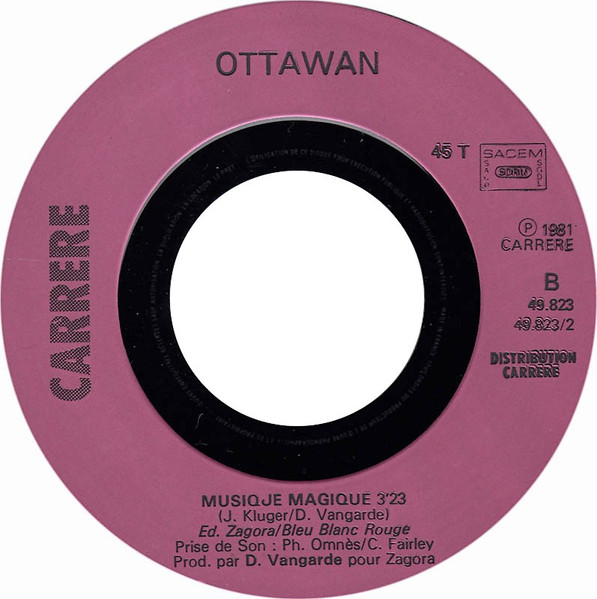 Ottawan – Musique Magique / Crazy Music (1981) – Foto 1