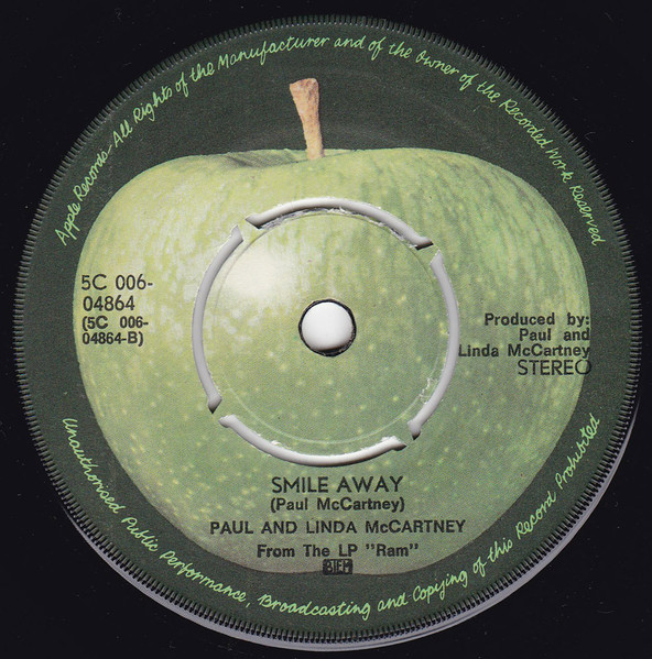 Paul & Linda McCartney – Eat At Home / Smile Away (1971) – Foto 2