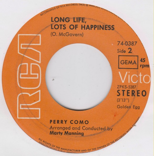 Perry Como – It's Impossible (1971) – Foto 1