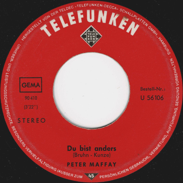 Peter Maffay – Du Bist Anders (1970) – Foto 2