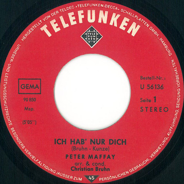 Peter Maffay – Ich Hab' Nur Dich (1971) – Foto 2