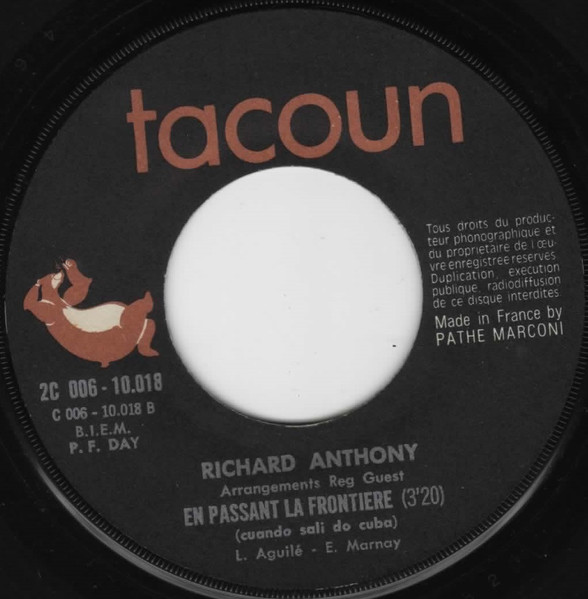 Richard Anthony (2) – Le Sirop Typhon (1969) – Foto 1