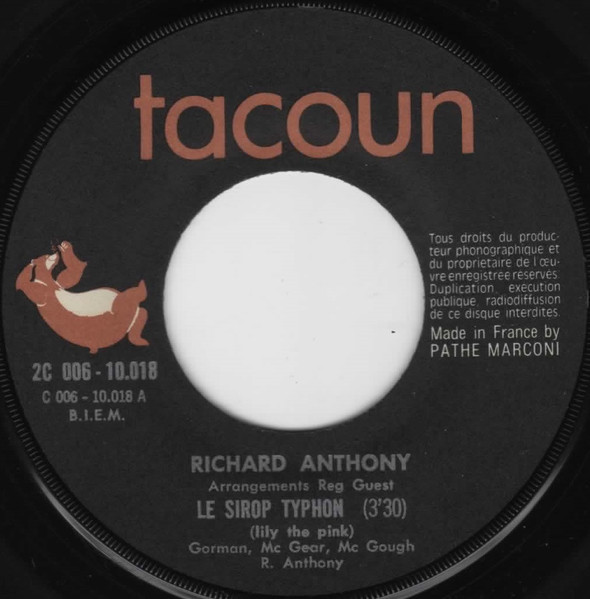 Richard Anthony (2) – Le Sirop Typhon (1969) – Foto 2