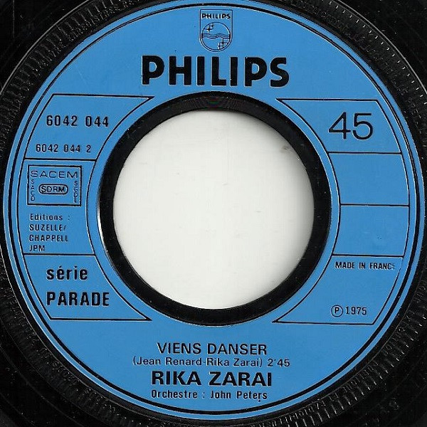 Rika Zaraï – Sans Chemise, Sans Pantalon / Viens Danser (1975) – Foto 1