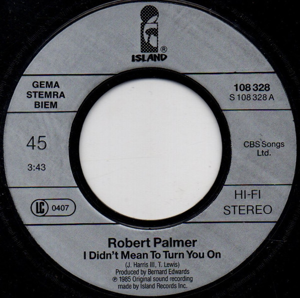 Robert Palmer – I Didn't Mean To Turn You On (1986) – Foto 2
