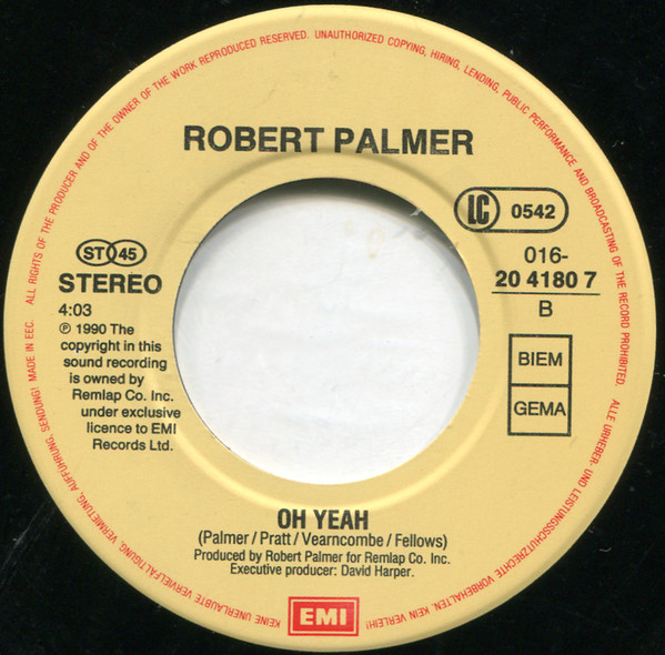 Robert Palmer – Mercy Mercy Me / I Want You (1990) – Foto 1