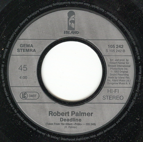 Robert Palmer – You Are In My System (1983) – Foto 1