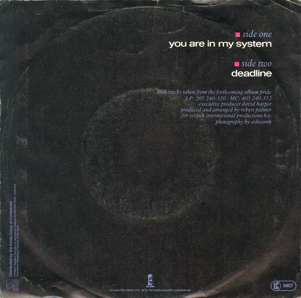Robert Palmer – You Are In My System (1983) – Foto 3