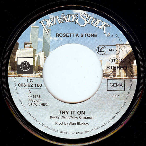 Rosetta Stone (2) – Try It On (1978) – Foto 2