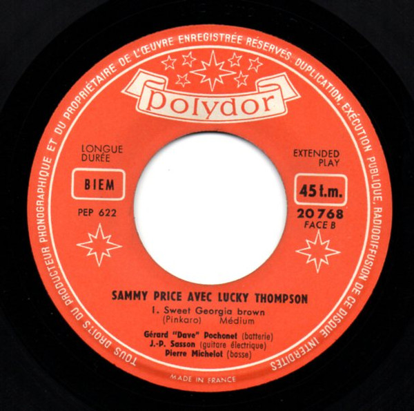 Sammy Price – Sammy Price Avec Lucky Thompson (1957) – Hoes