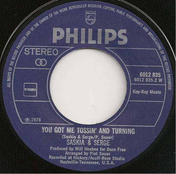 Saskia & Serge – Some Girls Grow Up / You Got Me Tossin' And Turning (1978) – Foto 1