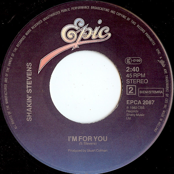 Shakin' Stevens – Shirley (1982) – Foto 1