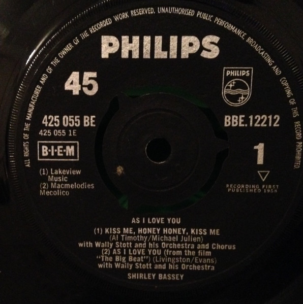 Shirley Bassey – As I Love You (1958) – Foto 2