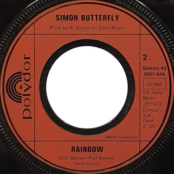 Simon Butterfly – Rain Rain Rain (Original Version) (1973) – Foto 3