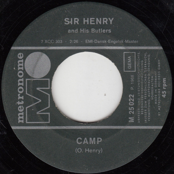 Sir Henry & His Butlers – Camp (1968) – Foto 2