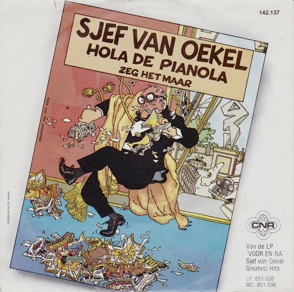 Sjef Van Oekel – Hola De Pianola (1984) – Hoes