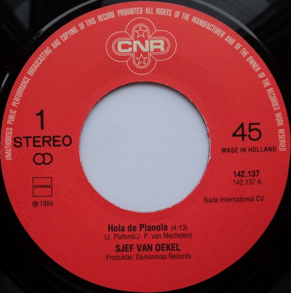 Sjef Van Oekel – Hola De Pianola (1984) – Foto 2