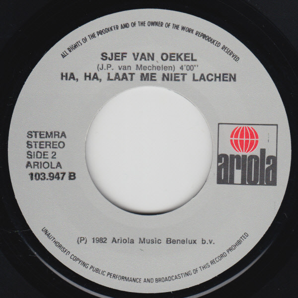 Sjef Van Oekel – Kwi, Kwa, Kwonika (1982) – Foto 1