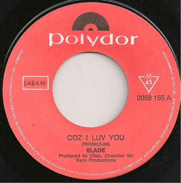 Slade – Coz I Luv You (1971) – Foto 2