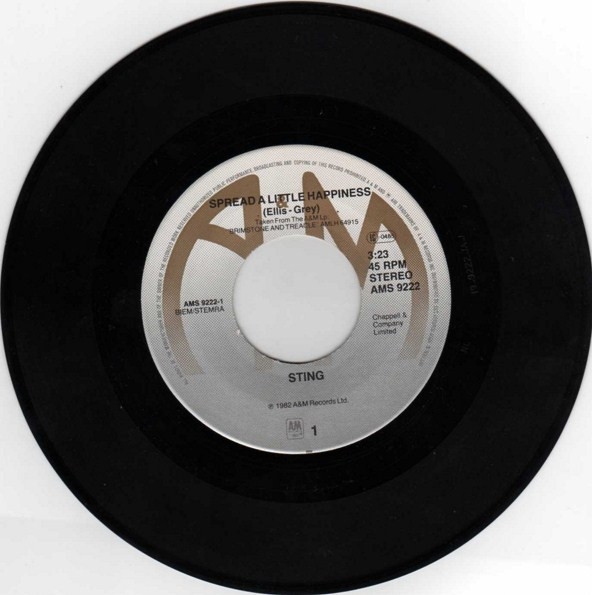 Sting – Spread A Little Happiness (1982) – Foto 2