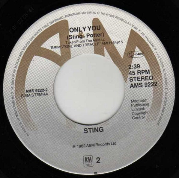 Sting – Spread A Little Happiness (1982) – Foto 3
