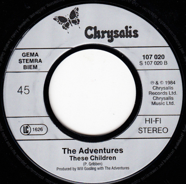 The Adventures – Send My Heart (1984) – Foto 1