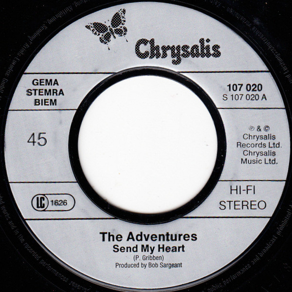 The Adventures – Send My Heart (1984) – Foto 2