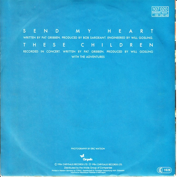 The Adventures – Send My Heart (1984) – Foto 3