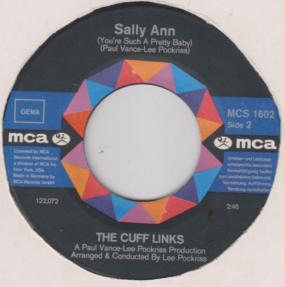 The Cuff Links – When Julie Comes Around / Sally Ann (1969) – Foto 3