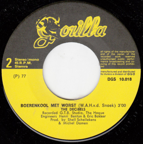 The Decibels (2) – Choo Choo (1977) – Hoes