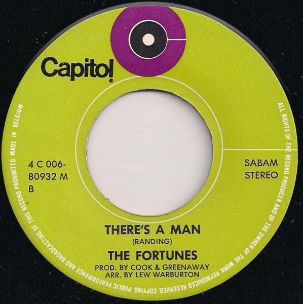 The Fortunes – Freedom Come, Freedom Go / There's A Man (1971) – Foto 1