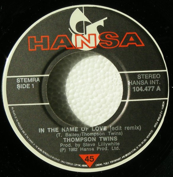 Thompson Twins – In The Name Of Love (Edit Remix) (1982) – Foto 2