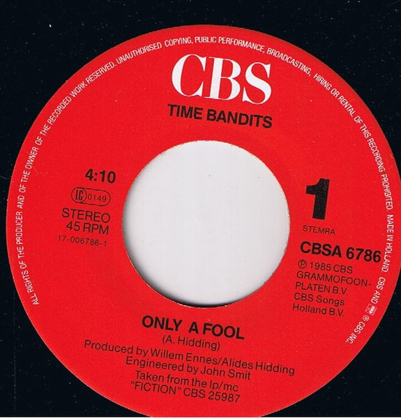 Time Bandits – Only A Fool (1985) – Foto 2