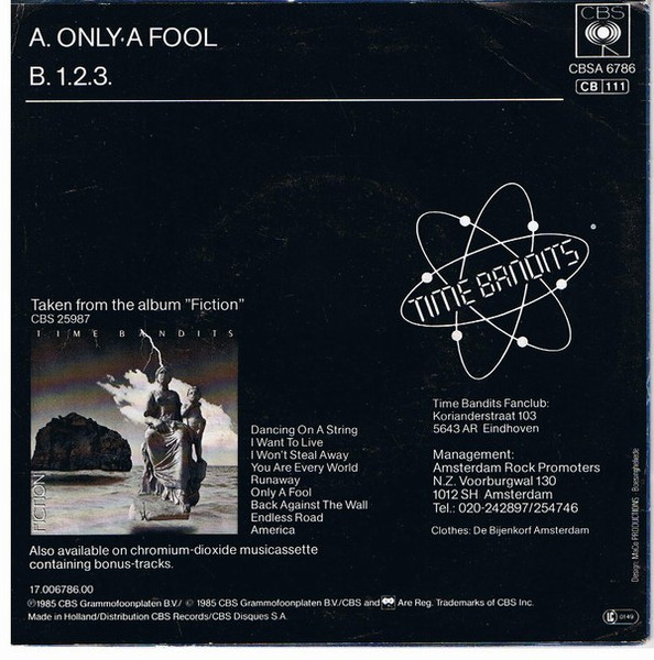 Time Bandits – Only A Fool (1985) – Foto 3
