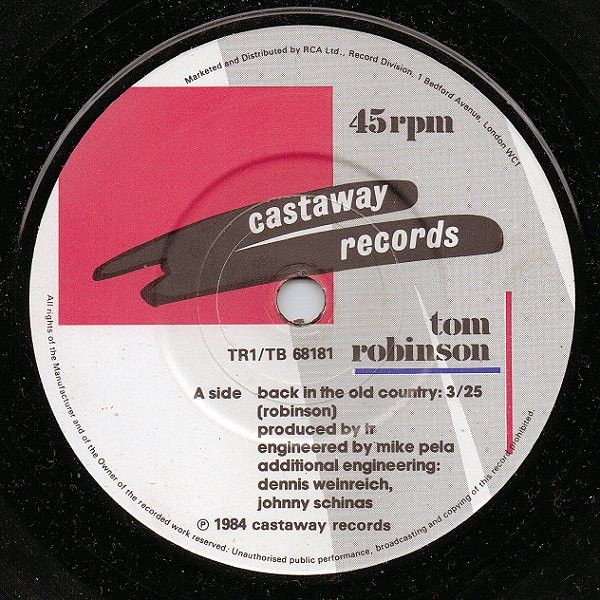 Tom Robinson – Back In The Old Country (1984) – Foto 2