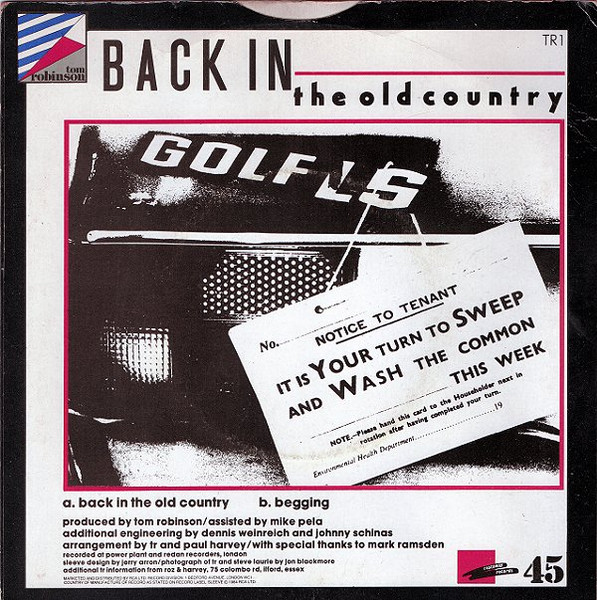 Tom Robinson – Back In The Old Country (1984) – Foto 3